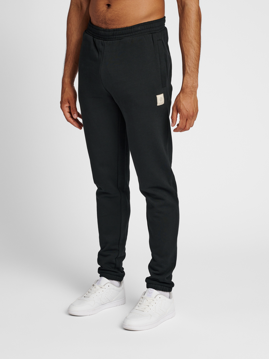 Black Nike tracksuit bottoms,, jogging bottoms, men's branded designer –  System F